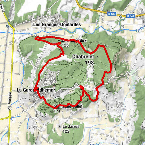 La Garde-Adhémar - Chanteperdirx - Montagne Collet - Le tisonnier