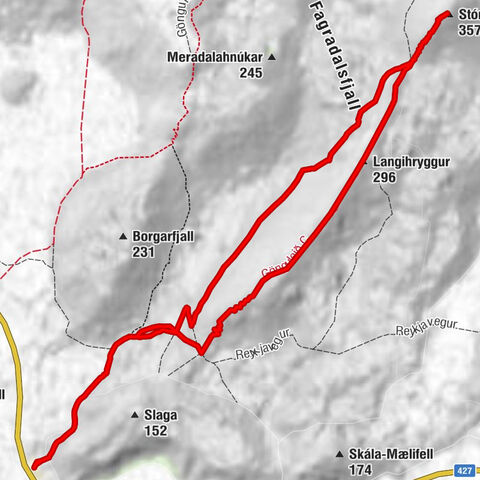 Grindavíkurbær - Viewpoint N - Langihryggur - Stóri-Hrútur