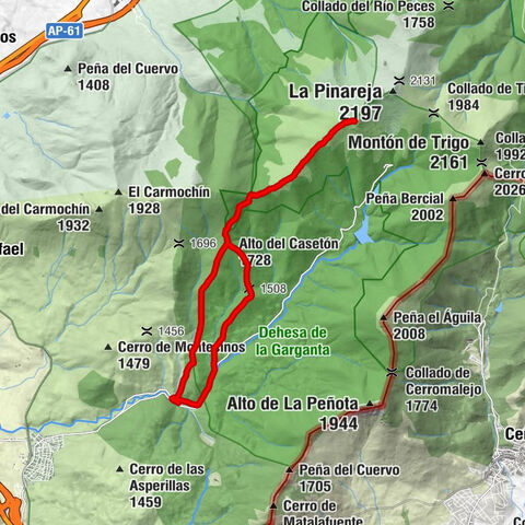Sexmo de El Espinar - Alto del Casetón - Pico de Pasapán - Peña el Oso