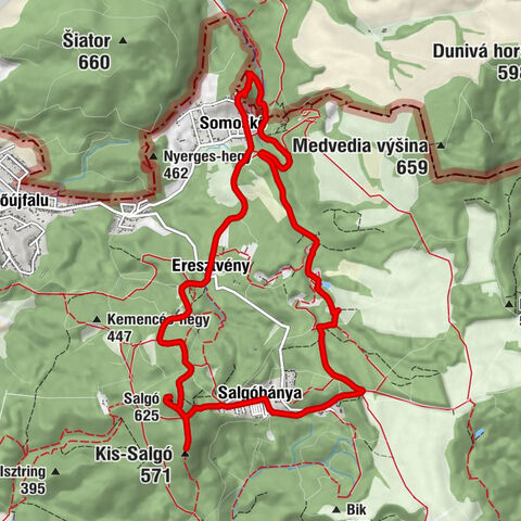 Eresztvény - Szent István király-templom - Kis-Salgó - Salgó