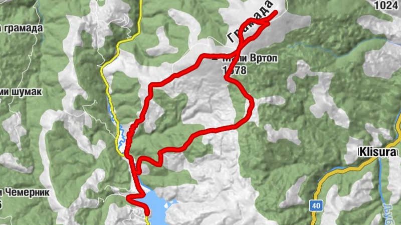 Златанце - Мали Вртоп - Вртоп - Драјинци