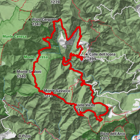 Tallacano - Monte Vicito - Monte Savucco - Chiesa di San Silvestro
