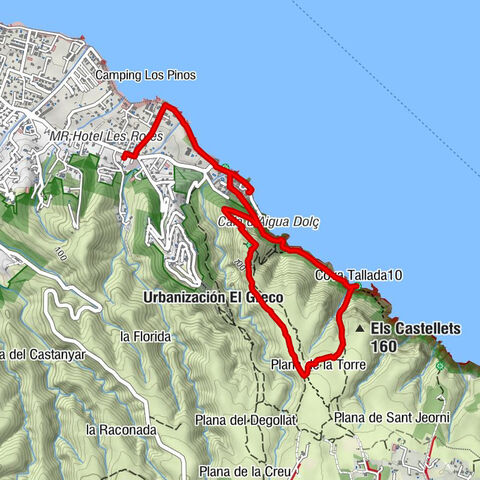 Ca Nano - Cova de l'Aiguadolç - Els Castellets - El Quinto Pino