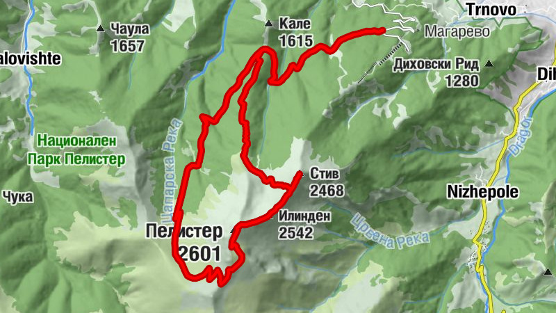 Цапари - Пелистер - Стив - Магарево
