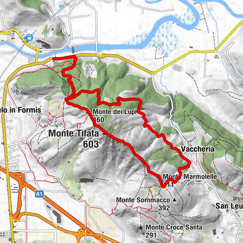 Caserta - Monte Tifata - Monte San Nicola - Capua