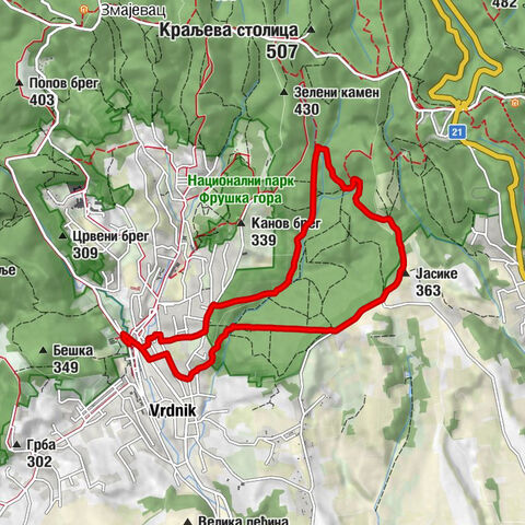 Врдник - Лазин вир - Јасике