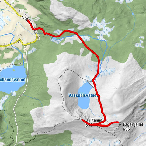 Averøy - Gulltanna - Fagerfjellet