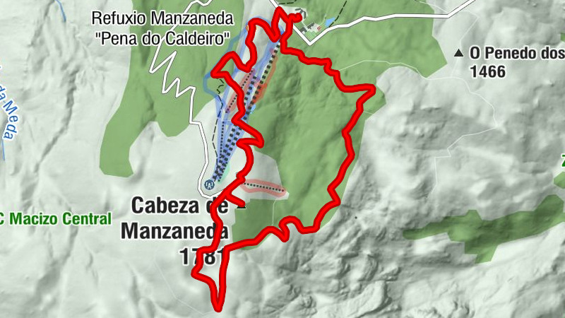 Somoza - O Munxidoiro Grande - Cabeza de Manzaneda - Refuxio Manzaneda "Pena do Caldeiro"