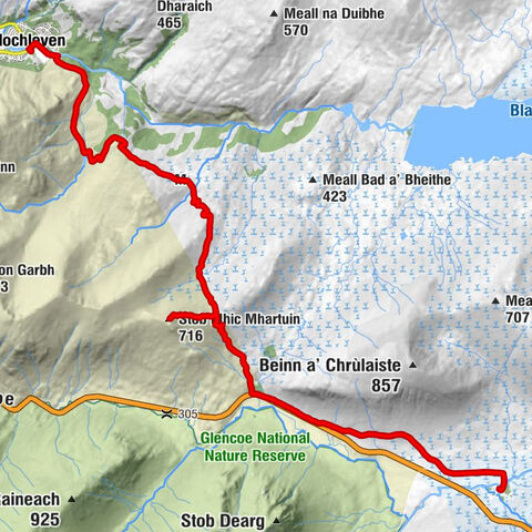 Kingshouse Hotel - Stob Mhic Mhartuin - Kinlochmore - Kinlochleven