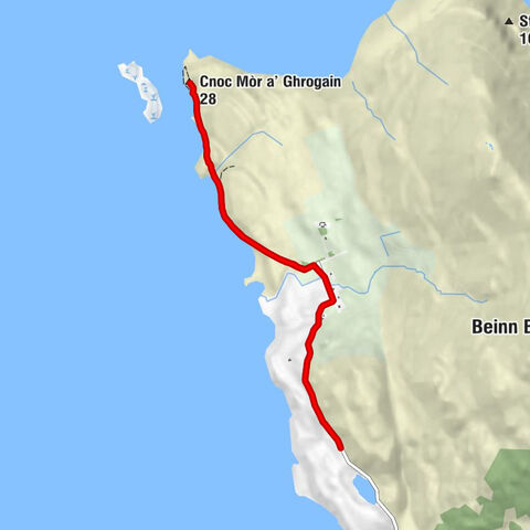 Glen Claigan - Cnoc Mòr a' Ghrogain