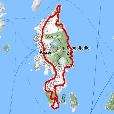 Vassøy - Stavanger - Skogafjedle - Storhaug
