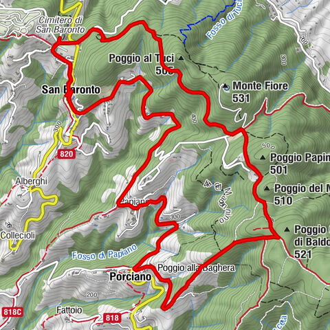 Da Marcello - Poggio del Monte - Poggio Campo di Baldo - Chiesa di San Baronto