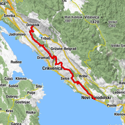 Drivenik - Kuk - Drenin - Novi Vinodolski