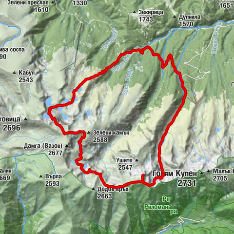 Говедарци - Езерен връх - Мальовица - Хижа Мальовица