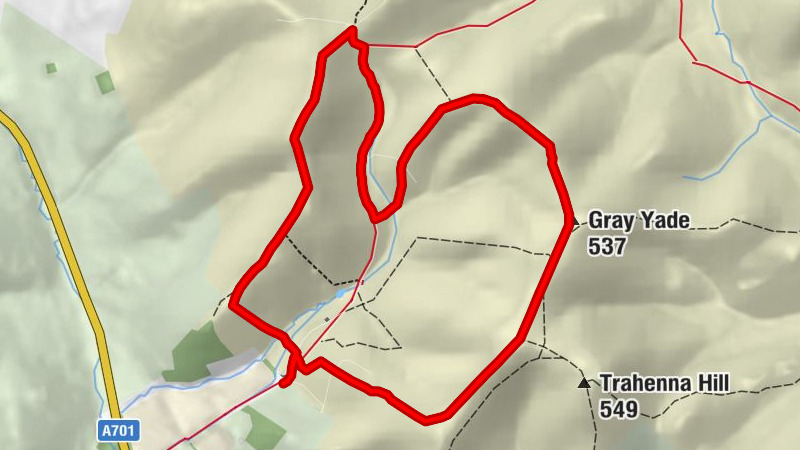 Scottish Borders - Clover Law - Hammer Head - Gray Yade