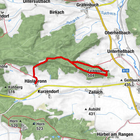 Häslabronn - Fichtenleiten