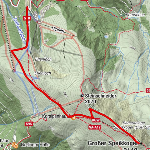 Koralpe: hike to the summit cross