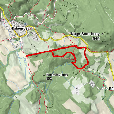 Szent Gellért-kápolna - Öreg-Kerülő-hegy - mésztufa lépcsők - Szentkút