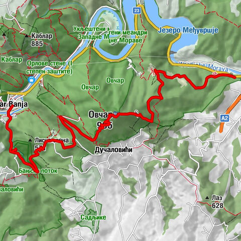 Ваведење - Овчар - Овчар Бања - ЛиГонго