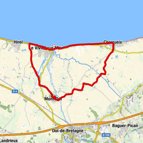 Le Vivier-sur-Mer - Mont Dol - Église Notre-Dame - Église Saint-Nicolas