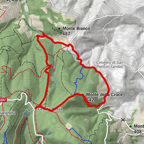 Fossombrone - Monte della Croce - Cesana Bassa