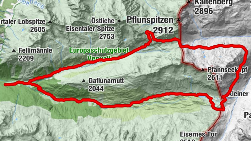 Silbertal - Neue Reutlinger Hütte