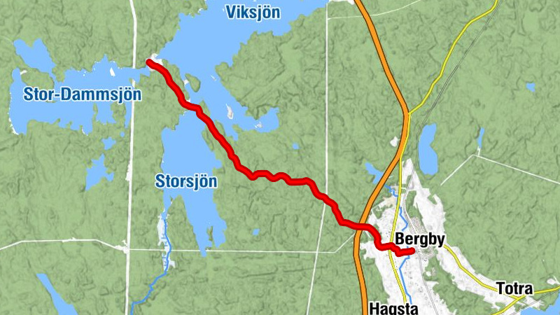 Bergby - Sjökalla - Viksjö