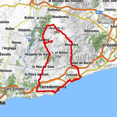 Mas Boronat - Esglèsia de Santa Magdalena - l'Esclat - Santa Maria de Ferran