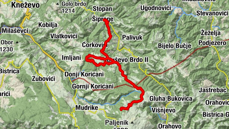 Općina Travnik - Ljuta Greda - Vrbanja - Šiprage