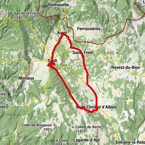 Sault - Aurel - Relais du Ventoux - Église Saint-Aurèle