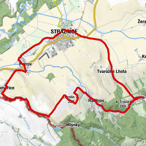 Strážnice - Sv. Václav - Žerotín - Kaple Panny Marie
