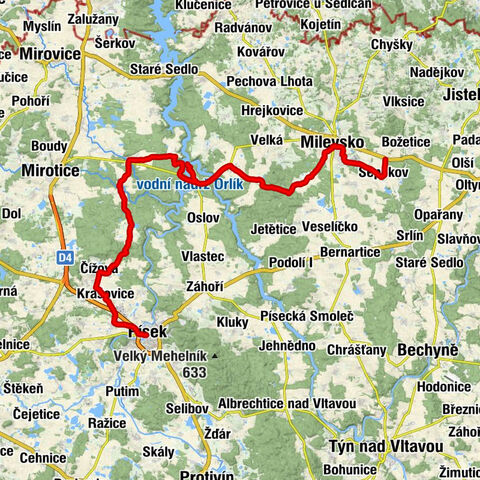 Písek - svatý Bartoloměj - Stará synagoga - Sepekov