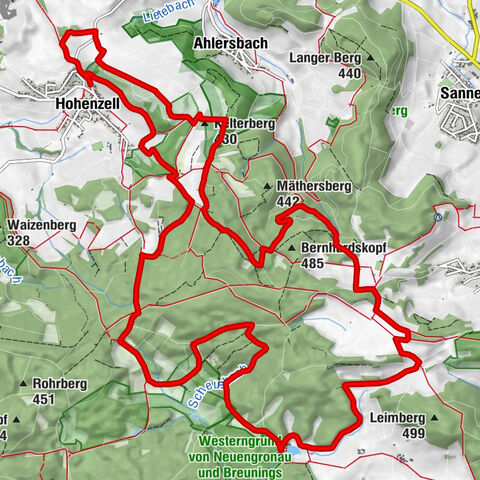 Hohenzell - Kelterberg - Rollman-Stein