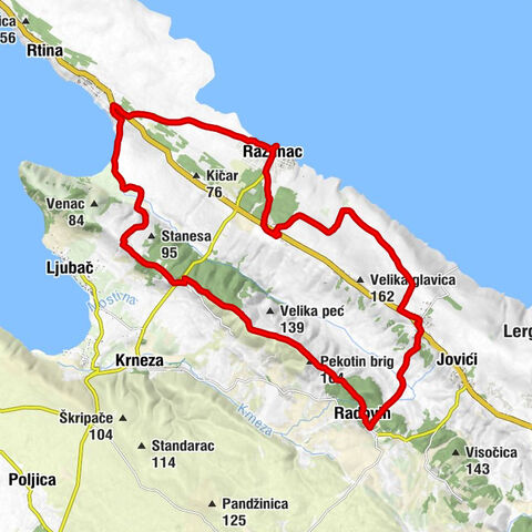 Crkva Gospe od Ružarija - Crkva Svetog Nikole Tavelića - Pekotin brig - Rudići