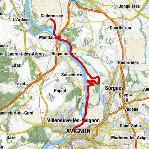 Caderousse - Halte Fluviale - Barthelasse Sud - Avignon