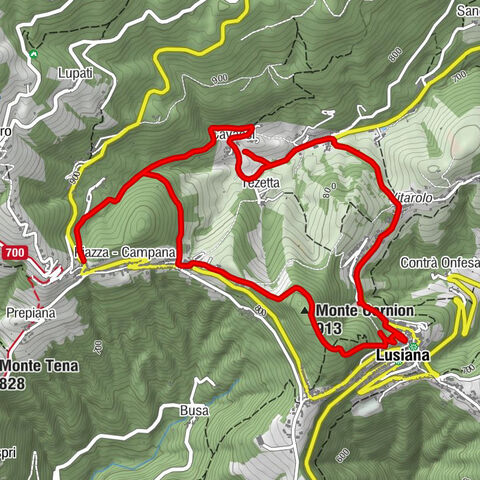 Lusiana Conco - Cavassi - Tezetta - Monte Cornion