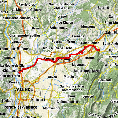 Châteauneuf-sur-Isère - Collégiale Saint-Barnard - Église Saint-Nicolas - Hameau des Massotiers