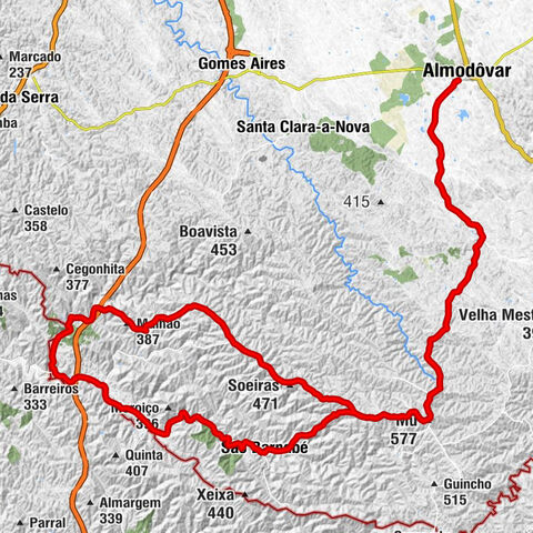 Almodôvar - Mú - Malhão - Soeiras