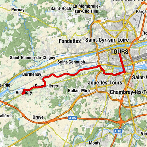 Tours - Blaise Pascal - Église paroissiale Saint-Gervais-Saint-Protais - Église paroissiale Saint-Étienne