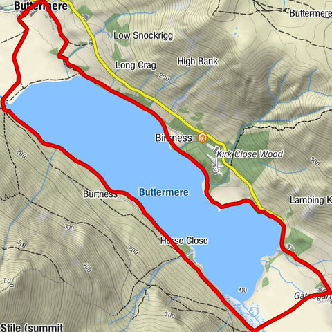 Buttermere - Dalegarth - Gatesgarth - Mountain Rescue Post