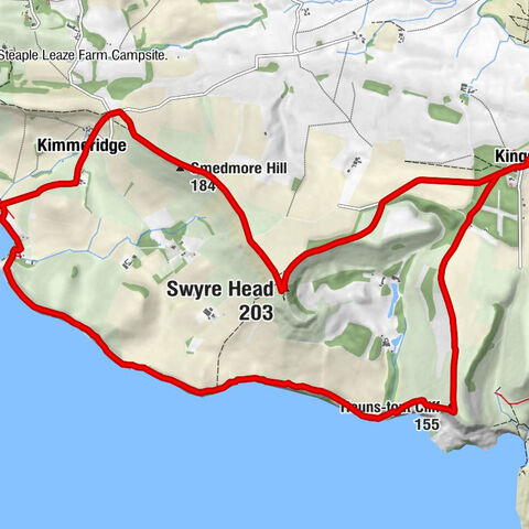 Kingston - Swyre Head - Smedmore Hill - Houns-tout Cliff