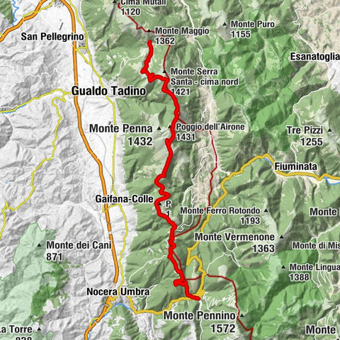 Rifugio CAI Monte Maggio - L'Uomo di Sasso - Purello - Bagnara