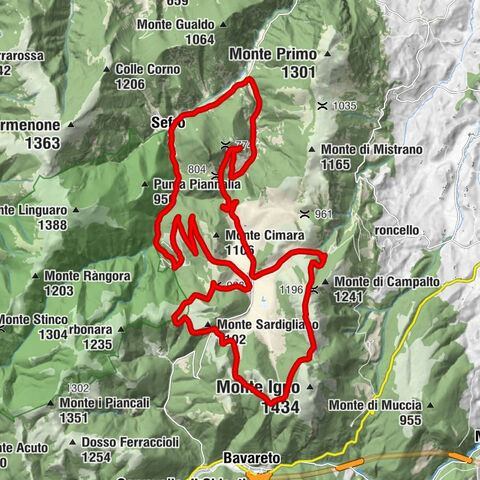 Sefro - Da Faustina - Risorgente presso Madonna dei Calcinai - Grotta della Pelucca