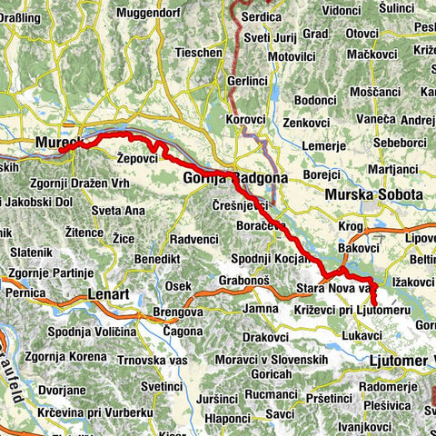 Mureck - Gostilna Zver - Bad Radkersburg - Banovci