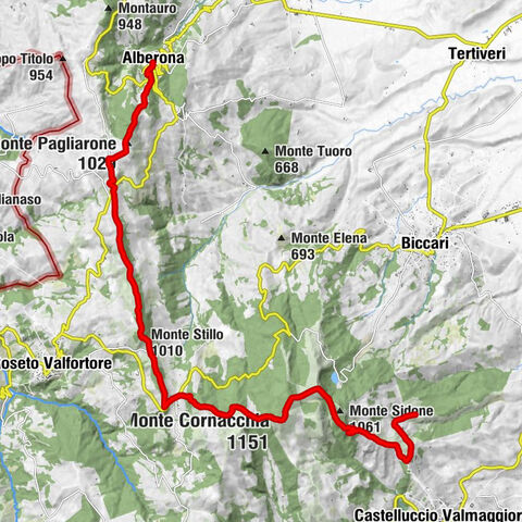 Alberona - Monte Pagliarone - Monte Cornacchia - Rifugio Casonetto
