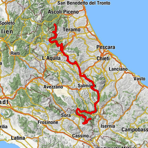 San Martino - Corno Grande - Vetta Occidentale - Monte Morrone - Campitelli