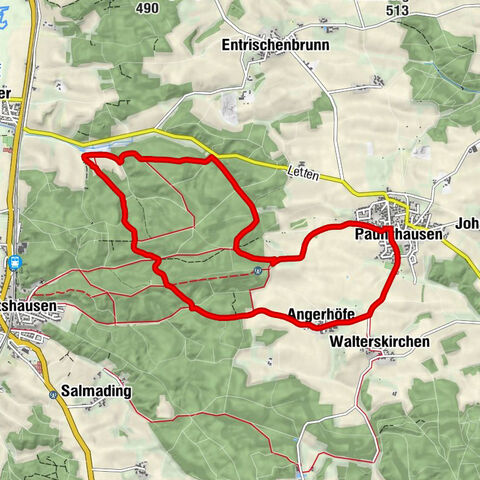 Paunzhausen - Walterskirchen - Leitenberg - Christelberg