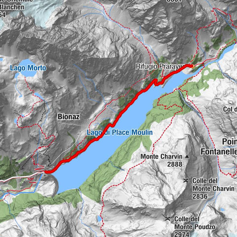 Bionaz - Bas Oren - Cappella di La Lè - Rifugio Prarayer