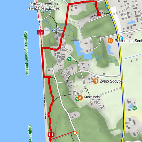 Olando kepurės skardis - Karklė - Kretingalės seniūnija