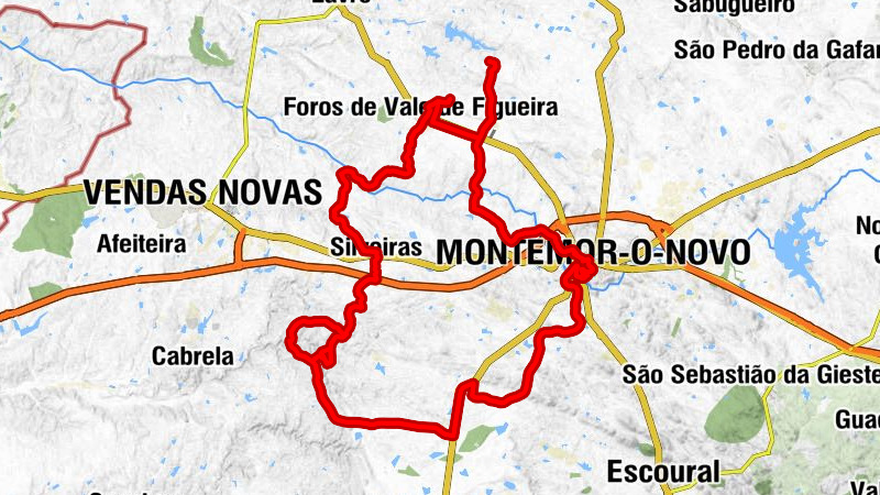 Foros de Vale de Figueira - Ermida de São Pedro da Ribeira - Montemor - Nossa Senhora da Vila, Nossa Senhora do Bispo e Silveiras